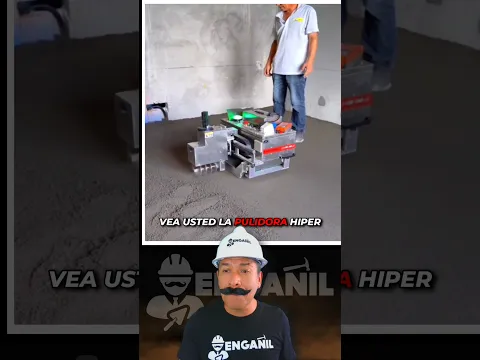 Acabado de Concreto con Robot y Manual #ingenieria #construcción