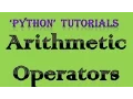 5 Arithmatic Operators in Python Tutorial