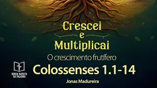 Colossenses 1.1-14 - Crescei e multiplicai 1: O crescimento frutífero - Jonas Madureira