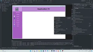 Flat Design UI with Microsoft Visual Studio by Jadid
