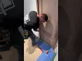 How to install a solid core door