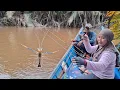 Download Lagu Strike bertubi-tubi udang galah,didominasi capit kuning dan size B saat mancing bersama istri