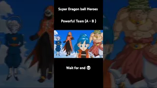 Super Dragon Ball Heroes In 2 Powerful Team A B Goku 
