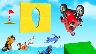 Only 0.1% will Finish this Impossible Bike Glide in GTA 5...