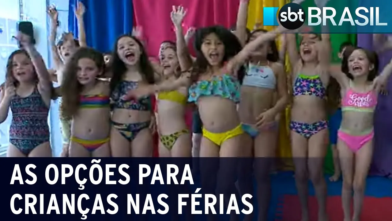 Alternativas para crianças curtirem as férias | SBT Brasil (15/12/23)