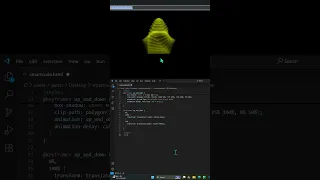 3D Spiral Animation Using HTML CSS JS Cool Loading Animation for Website