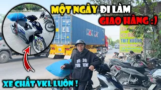 Hiếu Khểnh | Một Ngày Chạy Xe Air Blade 125 Độ Kiểng Làm Nhân Viên Giao Hàng Và Cái Kết