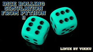 Python Project Dice rolling Simulation Python projects for beginners Python programming