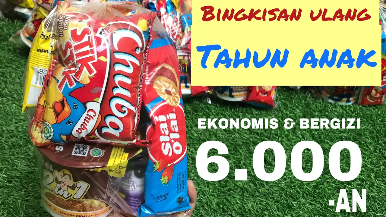 IDE BINGKISAN SNACK ULANG TAHUN MURAH MERIAH