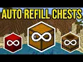 How To Make Auto Refilling Chests In Minecraft PE