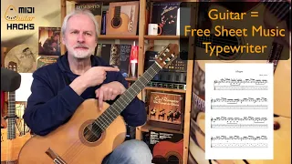 Download How to use your ACOUSTIC GUITAR as a TAB/NOTATION TYPEWRITER (PC/MAC) MP3