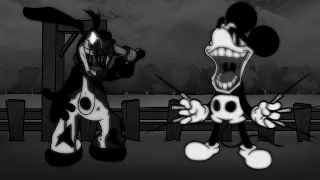 FNF Remake Really Happy 2K22 But Oswald And Mickey Mouse Sings It 