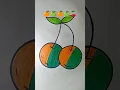Lagu satisfying 🍊🍏🍊🍏🍒art#colors #penting #artwork #shortvideo #trending