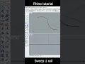 Rhino 3d sweep 1 rail