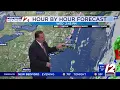 WPRI 12 Weather Forecast for 25 Sunny less humid today