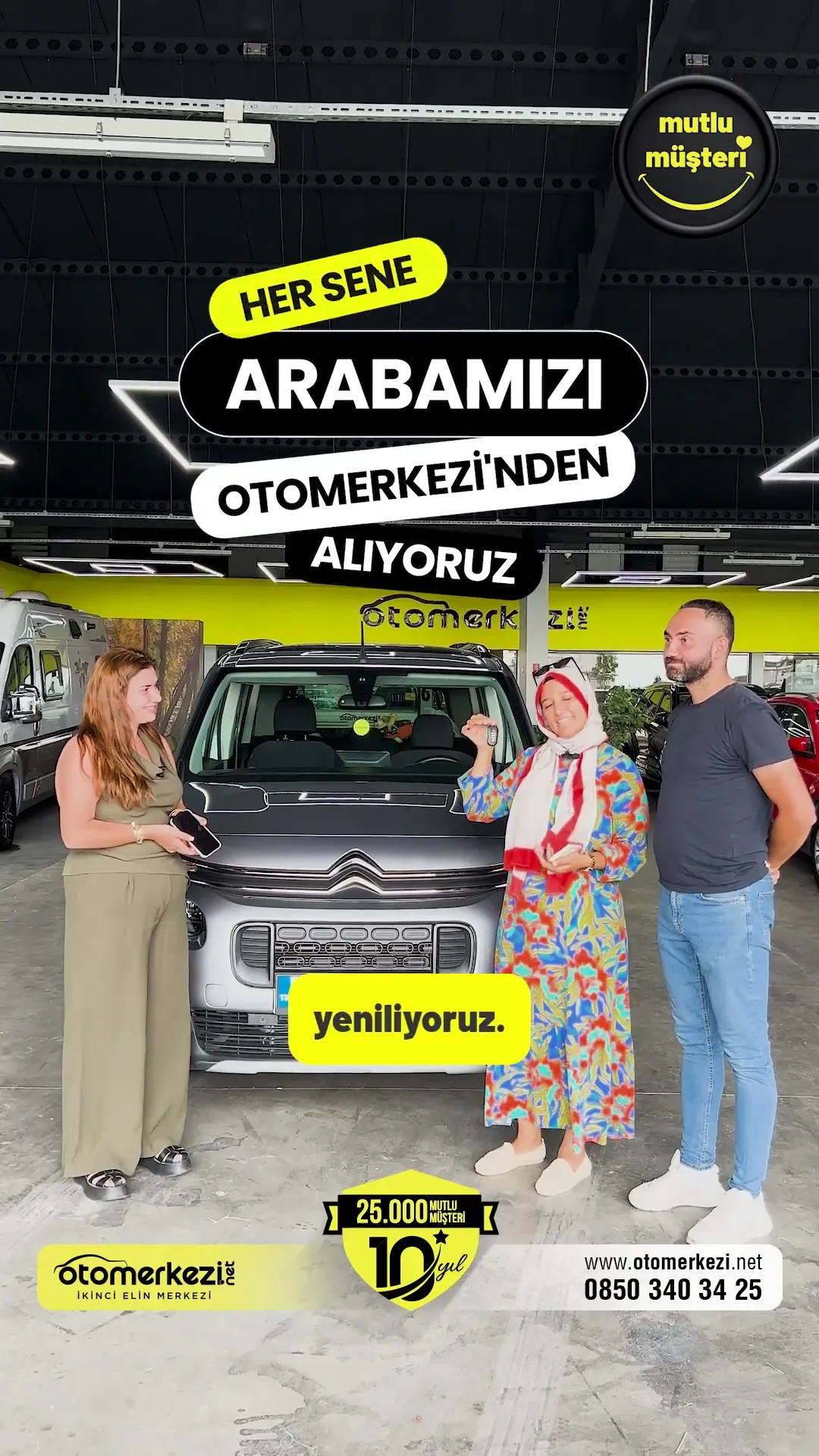 Otomerkezi ile Mutlu Müşteriler