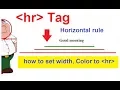 Download Lagu hr tag in html | html hr and its properties | horizontal rule in html