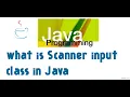 6 What is scanner class in Java