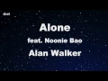 Download Lagu Alone - Alan Walker Karaoke 【With Guide Melody】 Instrumental