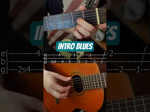 Como tocar un intro/outro de blues -fácil- 👌