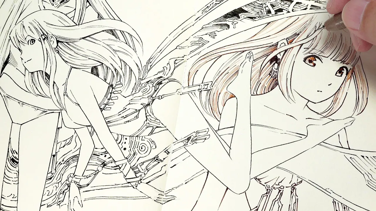 Draw in a sketchbook　モレスキンスケッチブックに描く