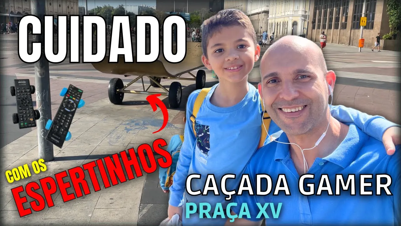 CAÇADA GAMER: feira do rolo Praça 15