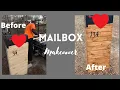 Mobile Home Mailbox Makeover Before After Pics mobilehomediva