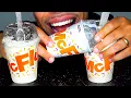 ASMR EDIBLE MCDONALD S MCFLURRY CUP OREO M M ICE CREAM EATING SHOW MOUTH SOUNDS NO TALKING