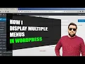 How to Create Multiple Menus in WordPress Custom Navigation Dropdown Menus Tutorial