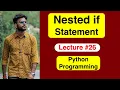 Nested if Statement in Python Programming Lecture Coding Example with Solution Akas ash