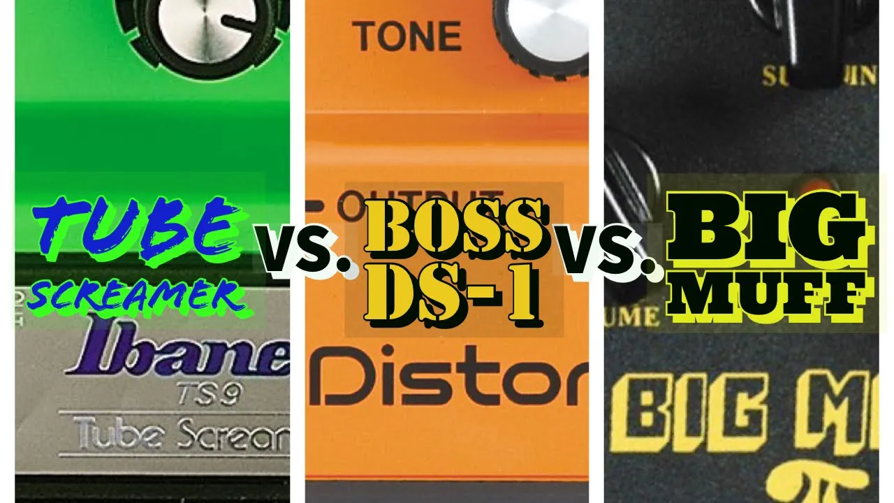 TUBE SCREAMER vs. BOSS DS-1 DISTORTION vs. BIG MUFF - Which is the BEST DISTORTION PEDAL?