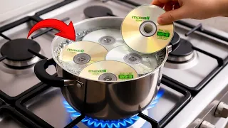 Don’t Throw Away Old CDs! Boil Them and Be Shocked by the Result! | Creation Invention