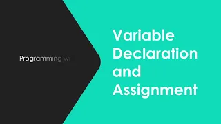 Variable Declaration and Assignment in Java