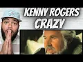 Download Lagu FIRST TIME HEARING Crazy -  Kenny Rogers REACTION