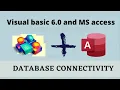 How to connect visual basic 6 0 with ms access database Database connectivity 2021