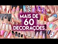 TODAS as DECORACOES de UNHAS de 2021 Retrospectiva Esmalte e Cor - Gabriela Becker