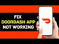 DoorDash App Not Working How to Fix DoorDash Continue Application Not Working Quick Fix