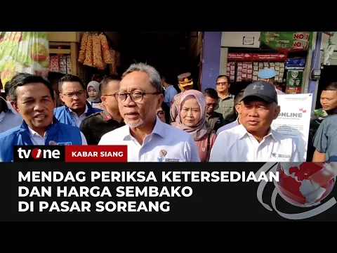 Menteri Perdagangan Sidak Ketersediaan & Harga Sembako di Pasar