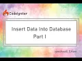 Insert data into database Part 1 - Build eCommerce Website Using CodeIgniter 3