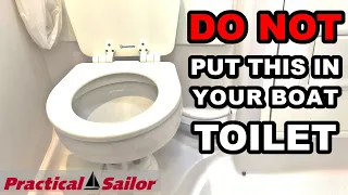 A Simple Solution for Boat Toilet Stink