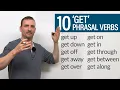 Lagu 10 GET Phrasal Verbs: get down, get off, get through, get up, get away...