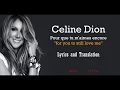 Download Lagu Céline Dion - Pour Que Tu M'aimes Encore (Lyrics and Translation)