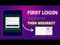 Redirecting to Another Html Page After Successful Login Using Html css And Javascript