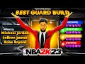 BEST GAME BREAKING GUARD BUILD IN NBA 2K23 NEW ALL AROUND BUILD IN NBA 2K23 BEST BUILD NBA 2K23