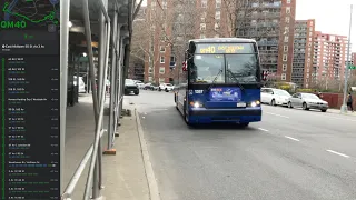 FULL BUS JOURNEY The Friday Morning Run on the QM40