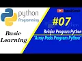 Array Pada program Python