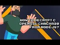 Decrypt C OpenSSL ChaCha20 with NodeJS Simple Tutorial