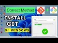 How to Download and Install GIT and GIT-GUI on Windows Complete Guide Step-by-Step