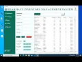Sales and Inventory management System Using Python Tkinter