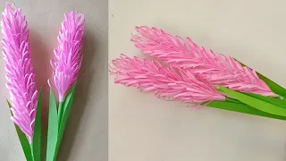 paper flower stick how to make lavender paper flower making paper flowers
